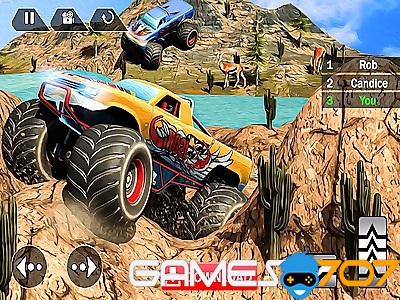 Mega Truck Race Monster Truck Racing-Spiel