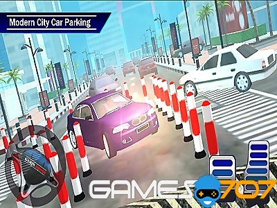 Simulador de aparcamiento del centro comercial de la ciudad
