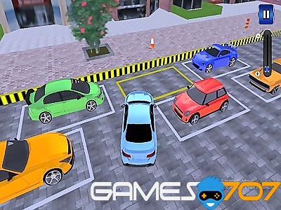 Juego de simulación de estacionamiento de autos en el garaje