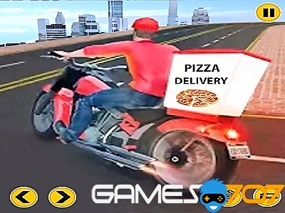 Jeu de simulation de livreur de pizza Big Pizza