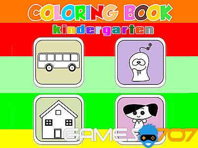 Libro da colorare Kindergarten