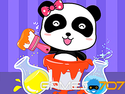Studio di miscelazione dei colori Baby Panda