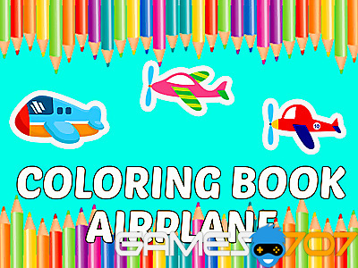 Книжка-раскраска, детская книжка-самолетная книжка Обучение