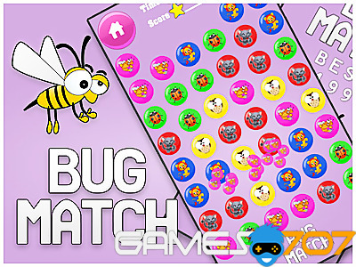 Bug Match for kids Education