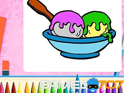 Coloración de helados en línea