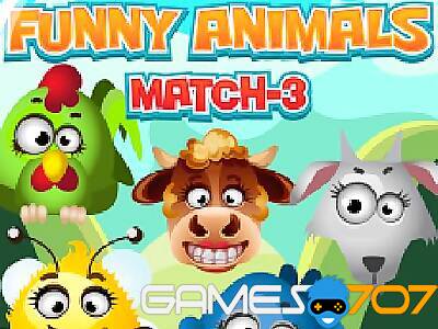 Funny Animals Match 3