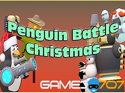 Pinguin-Schlacht Weihnachten