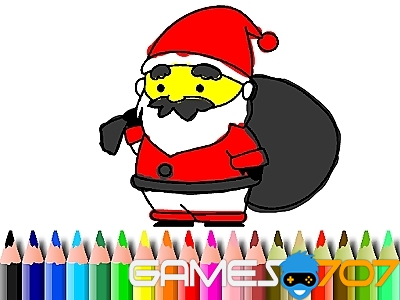 BTS Santa Claus Coloring
