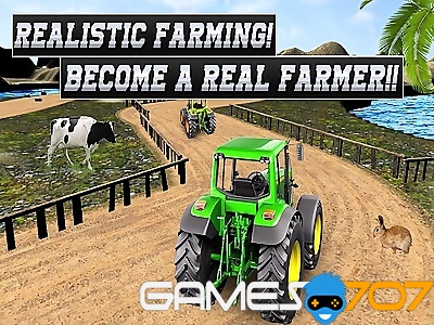 Simulateur de tracteur agricole réel : tracteur lourd