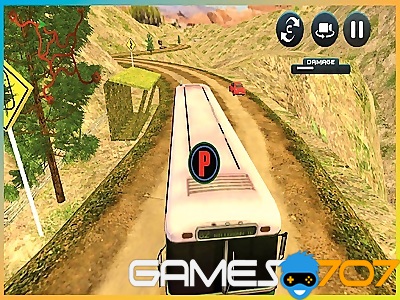 Uphill Passenger Bus Drive Simulator : Offroad Bus