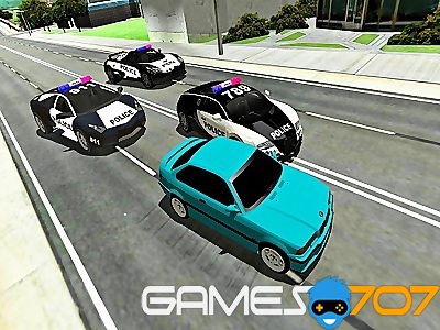Mad Cop Police Car Race :Police Car vs Gangster Escape