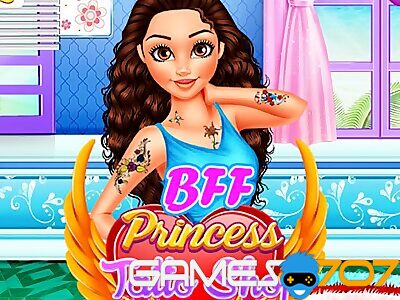 Tienda de tatuajes de la princesa Bff