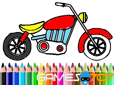 BTS Раскраска мотоциклов