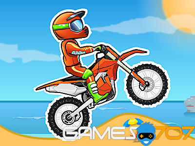 Moto X3M Fahrradrennen-Spiel