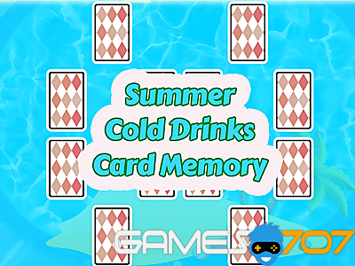 Bebidas frías de verano Memoria de tarjeta