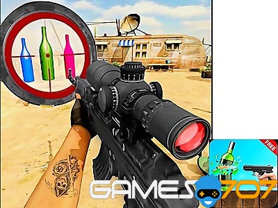 Sniper Bottle Shooting Spiel