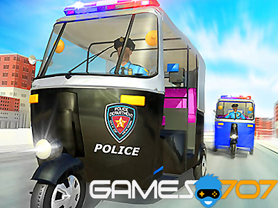 Policía Auto Rickshaw Juego 2020