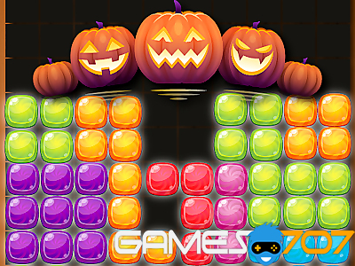 Süßigkeiten-Puzzle-Blöcke Halloween