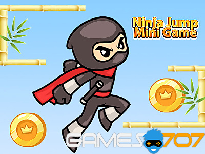 Mini jeu de saut de ninja